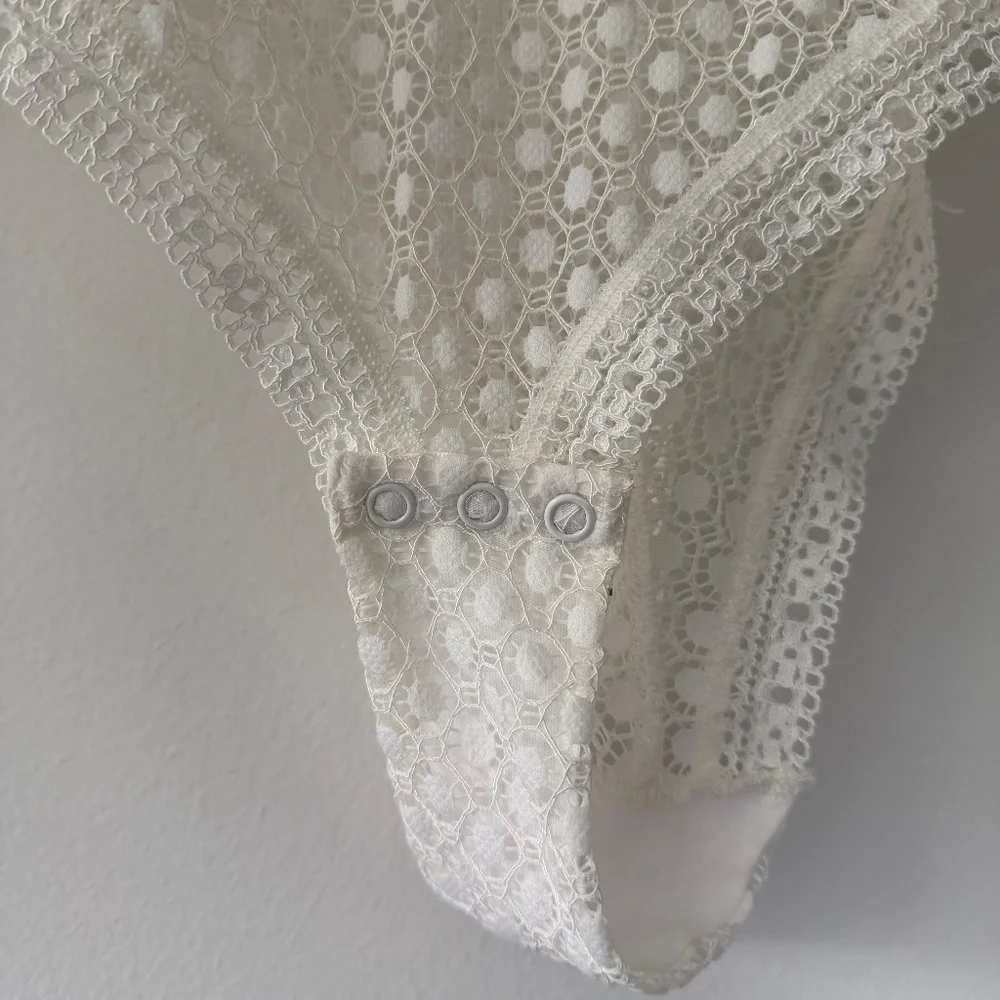 Intimissimi White Lace Bodysuit - Picture 3 of 6